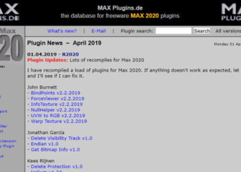 Maxplugins.de recompiled for 3DS Max 2020