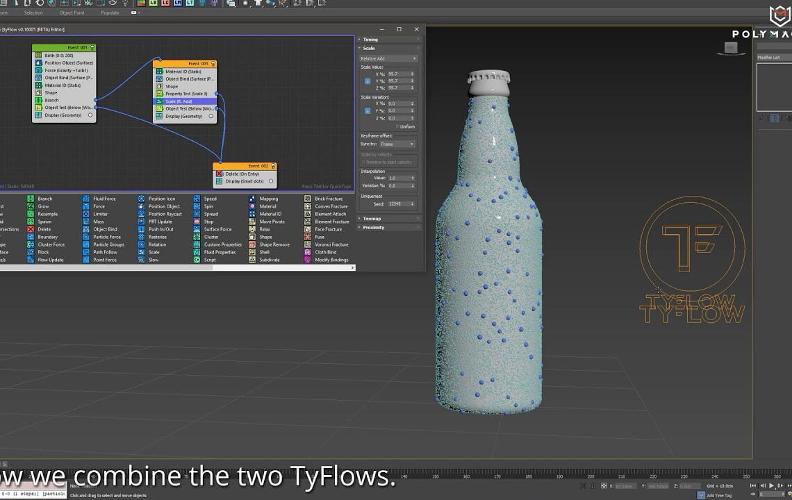 Polymachine’s TyFlow tutorials