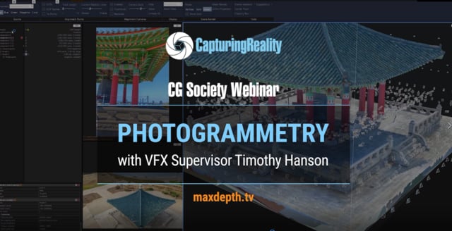 Reality Capture Photogrammetry webinar