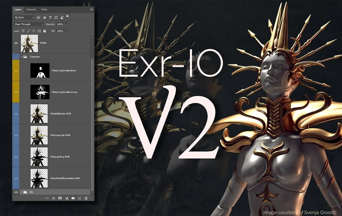 Exr-IO 2.00 released with Cryptomatte support