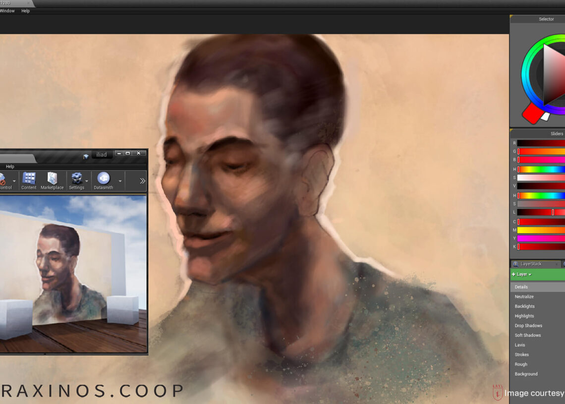 Iliad promises 2D painting directly in Unreal Engine