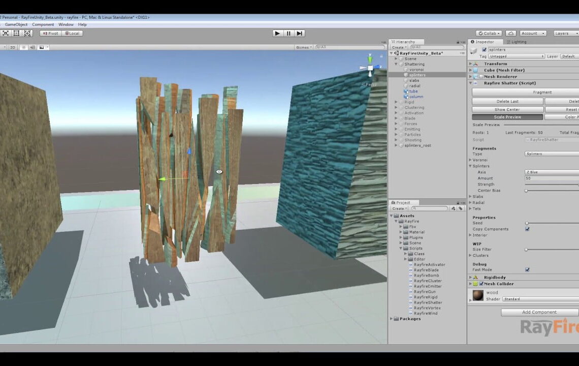 RayFire for Unity preview
