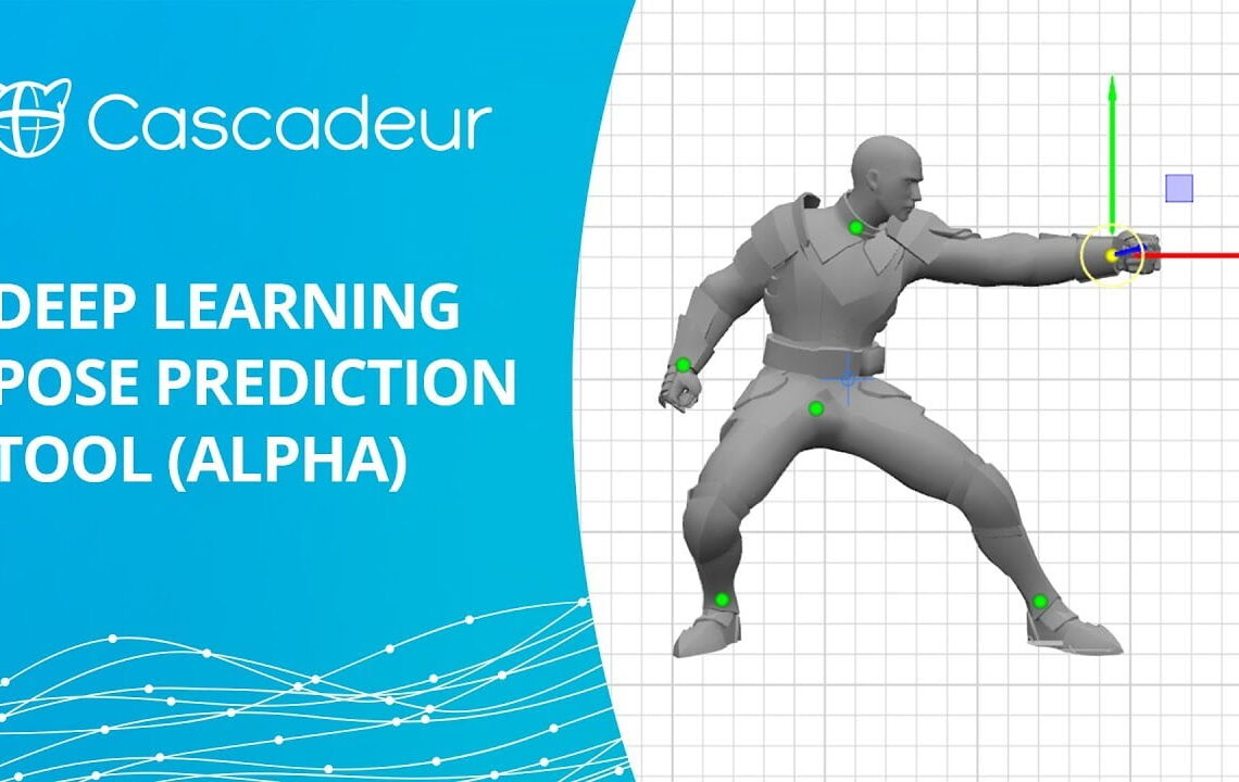 Cascadeur’s deep learning pose prediction tool