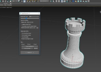 QuadRemesher tool released for Max, Maya and Modo