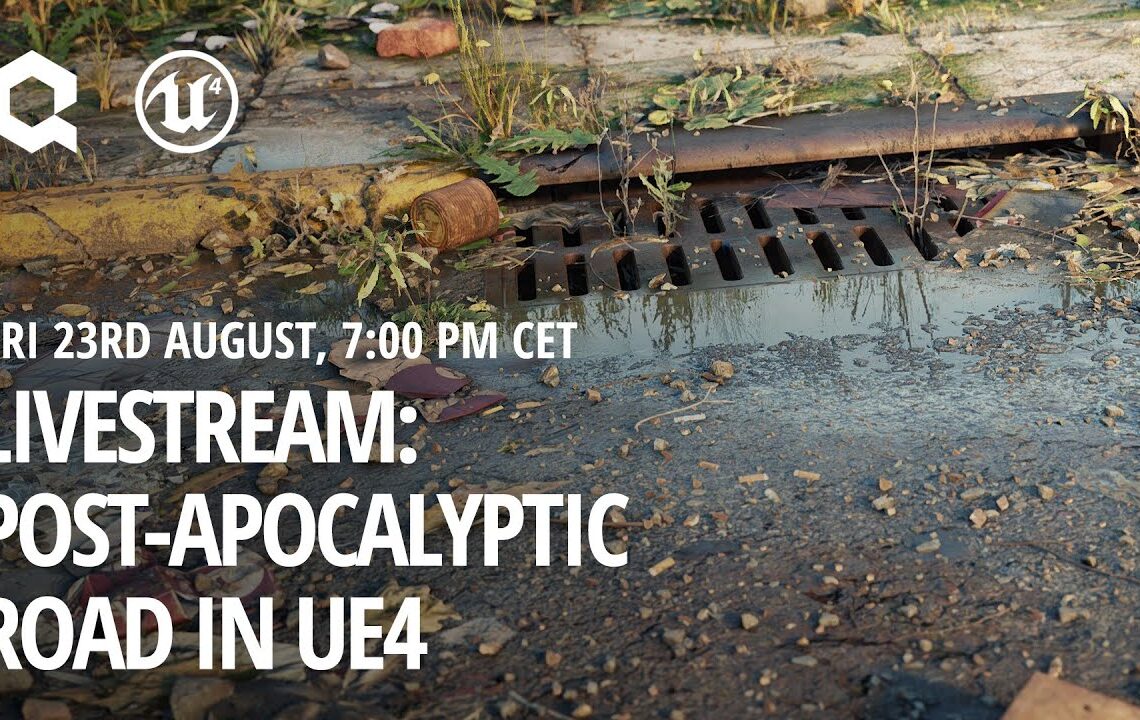 Create a post-apocalyptic road in UE4
