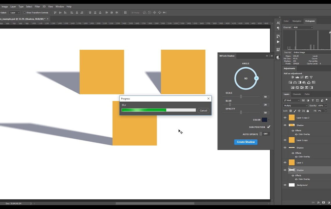 Shadow – Photoshop extension