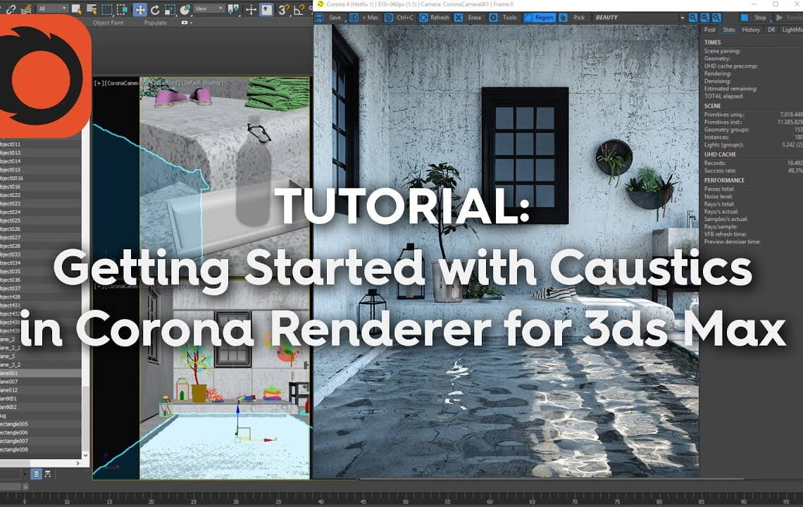 Getting Started with Caustics in Corona Renderer