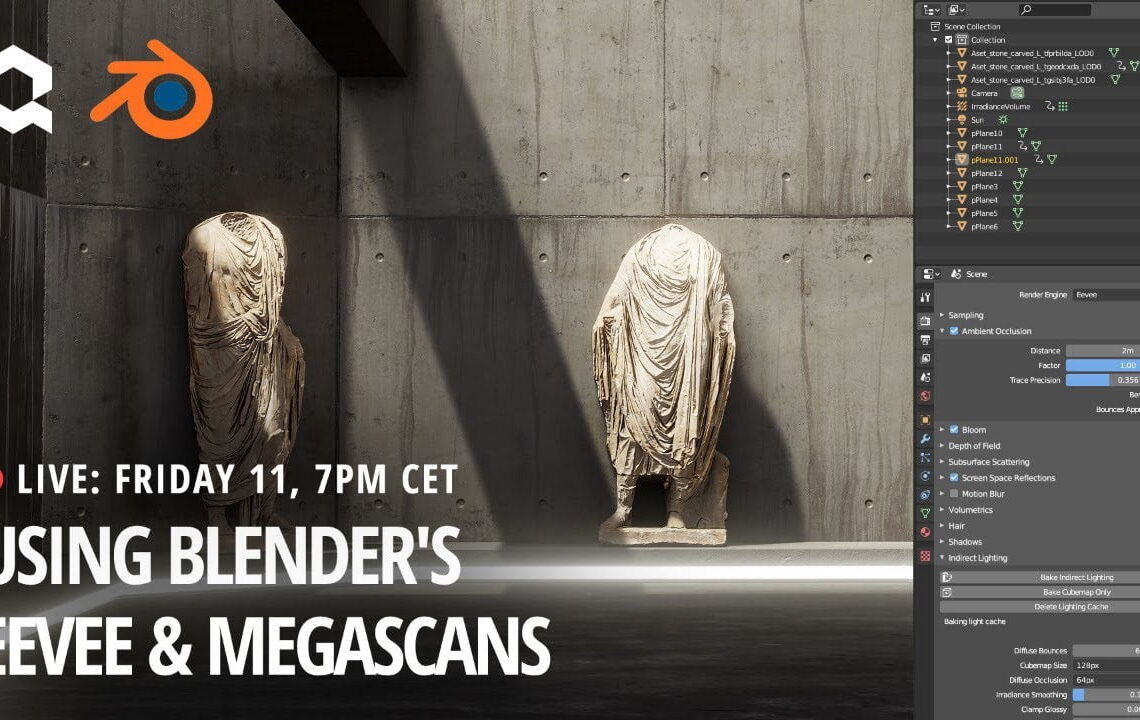 Blender’s Eevee and Megascans