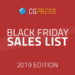 Black Friday / Cyber Monday 2019 CG sales