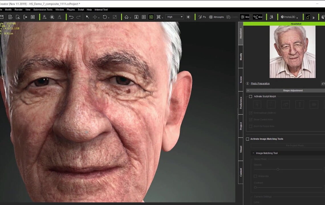Headshot, AI-based 3D head generator
