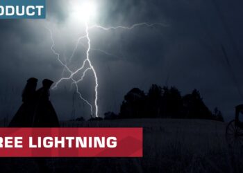 Free lightning stock footage