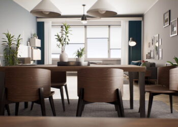 Free interior architectural visualisation scene for UE4