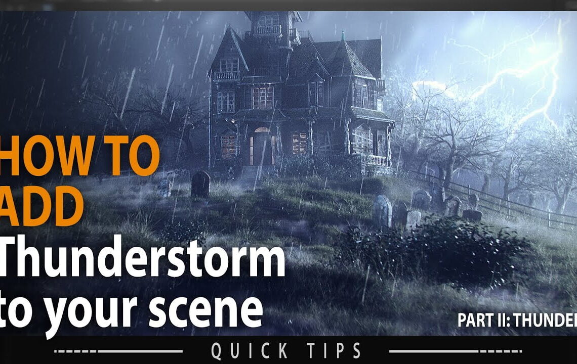 Creating animated thunder and lightning in 3DS Max