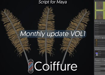 Coiffure 1.1 for Maya released