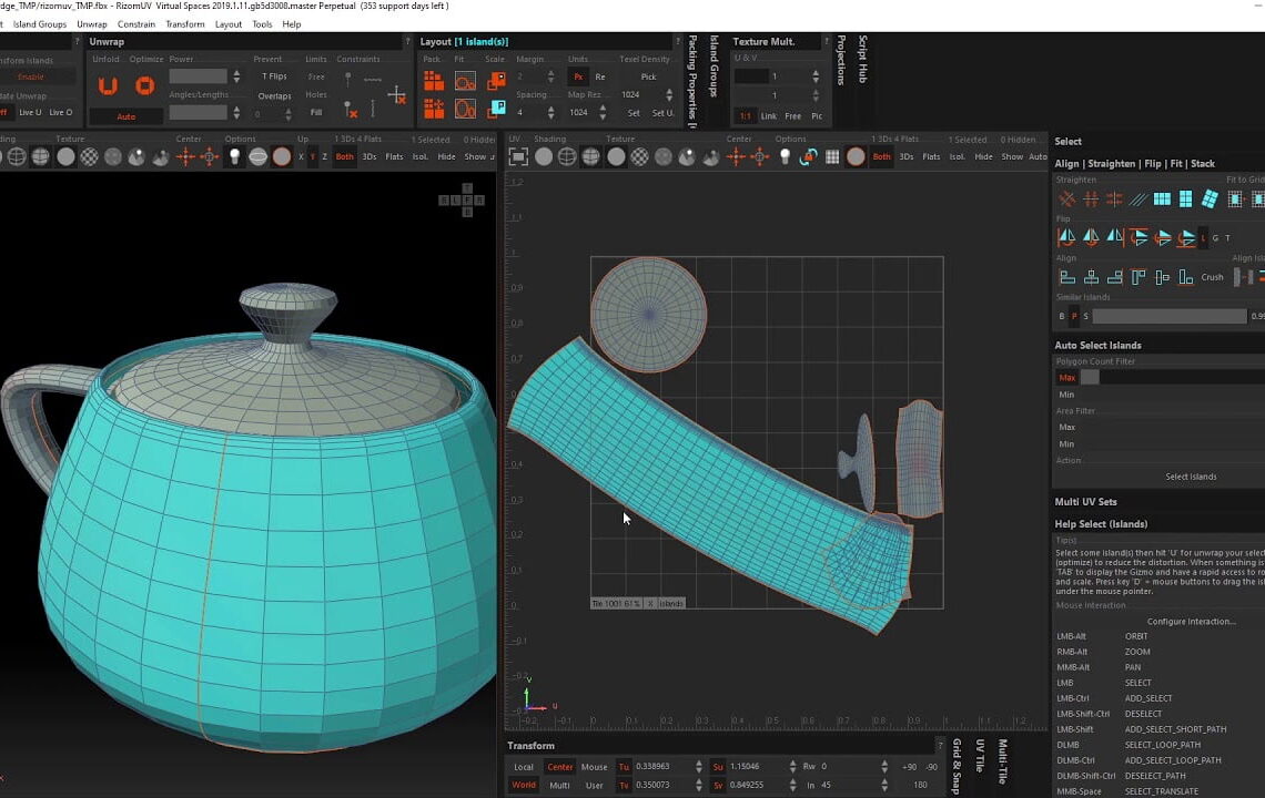 RizomUV for 3DS Max users