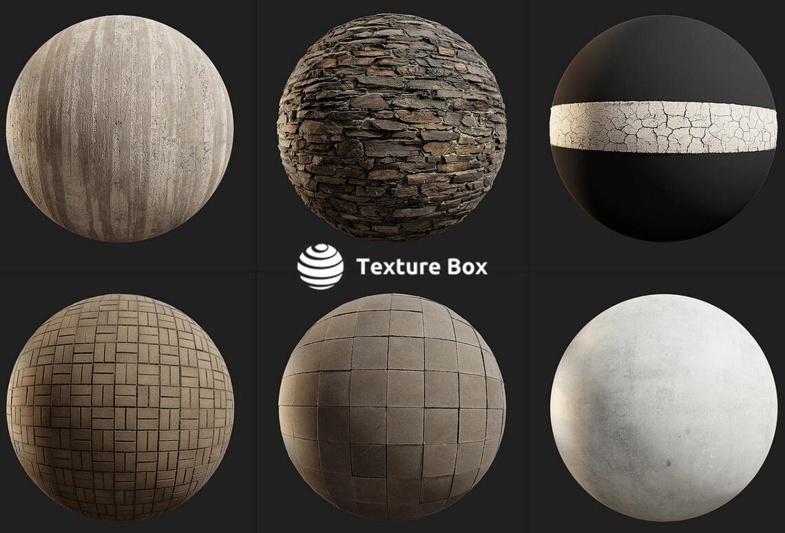 Texture Box offer free CC0 PBR materials