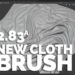 Blender’s new physics driven cloth brush