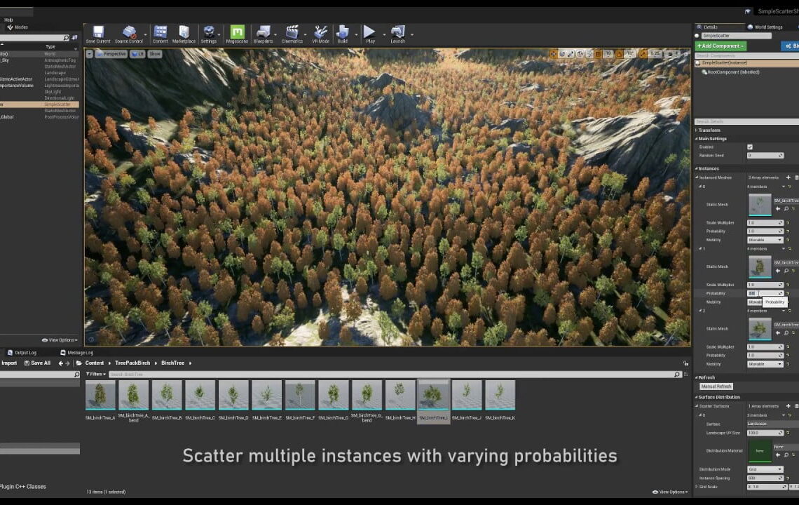 Simple Scatter for Unreal Engine 4