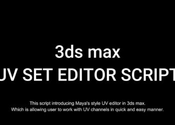 UV Set Editor for 3DS Max