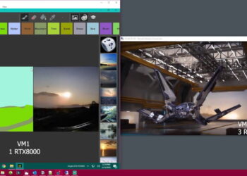 NVIDIA prototypes GauGAN and Omniverse working together