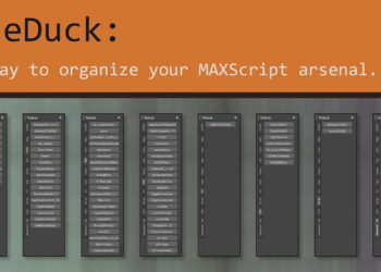 TheDuck 3ds Max script organiser