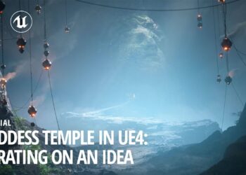 Goddess temples in UE4