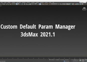 Setting custom default parameters in Max 2021.1