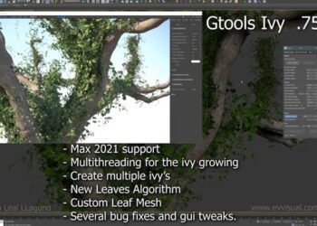 Gtools Ivy 0.75 – 3ds Max ivy generated updated