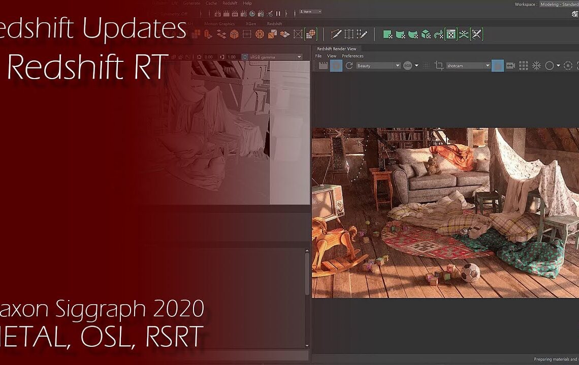 Redshift RT promises “close to real-time performance”
