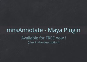mnsAnnotate for Maya