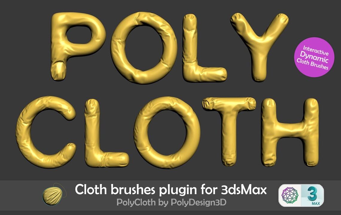 PolyCloth – physics-based cloth sculpting for 3ds Max