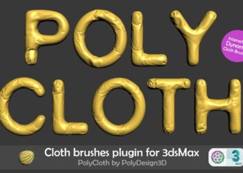 PolyCloth – physics-based cloth sculpting for 3ds Max