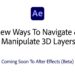 After Effects beta gains new 3D tools