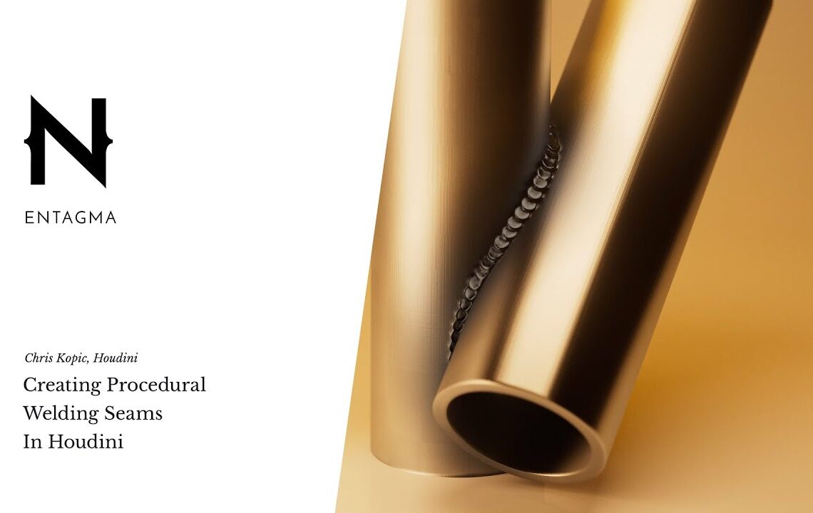 Creating procedural welding seams in Houdini