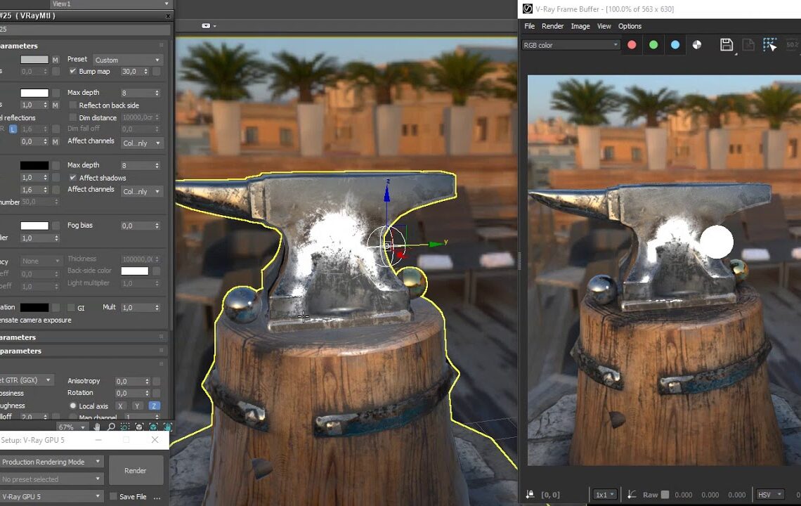 Sneak Peek: V-Ray Materials display improvement in Max viewports