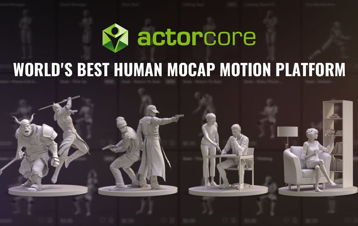 Actorcore mocap library launched