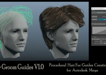 DrawGroomGuides Tool for Maya
