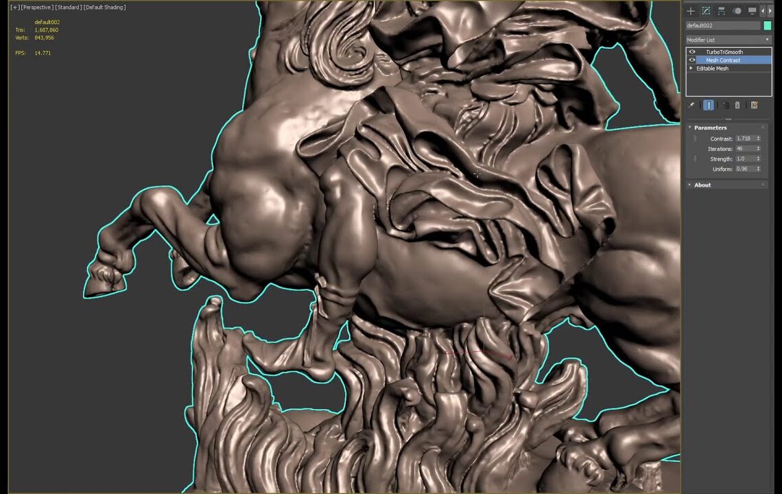 Mesh Contrast plugin for 3ds Max