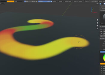Flow Map painter for Blender