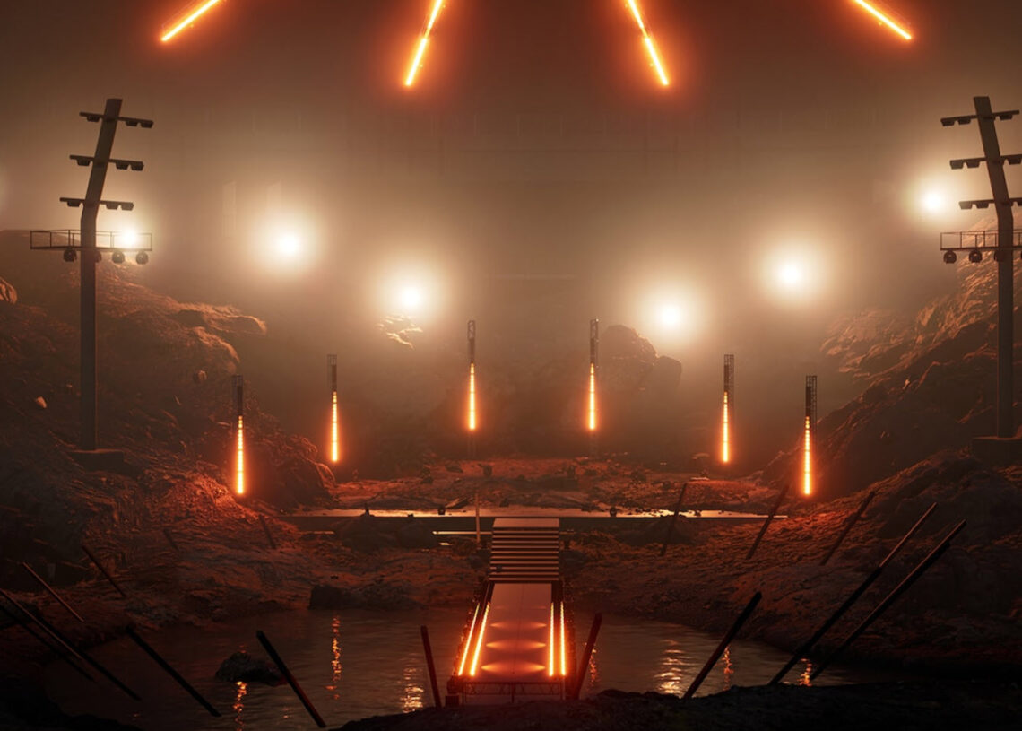 Unreal Engine DMX Previs sample