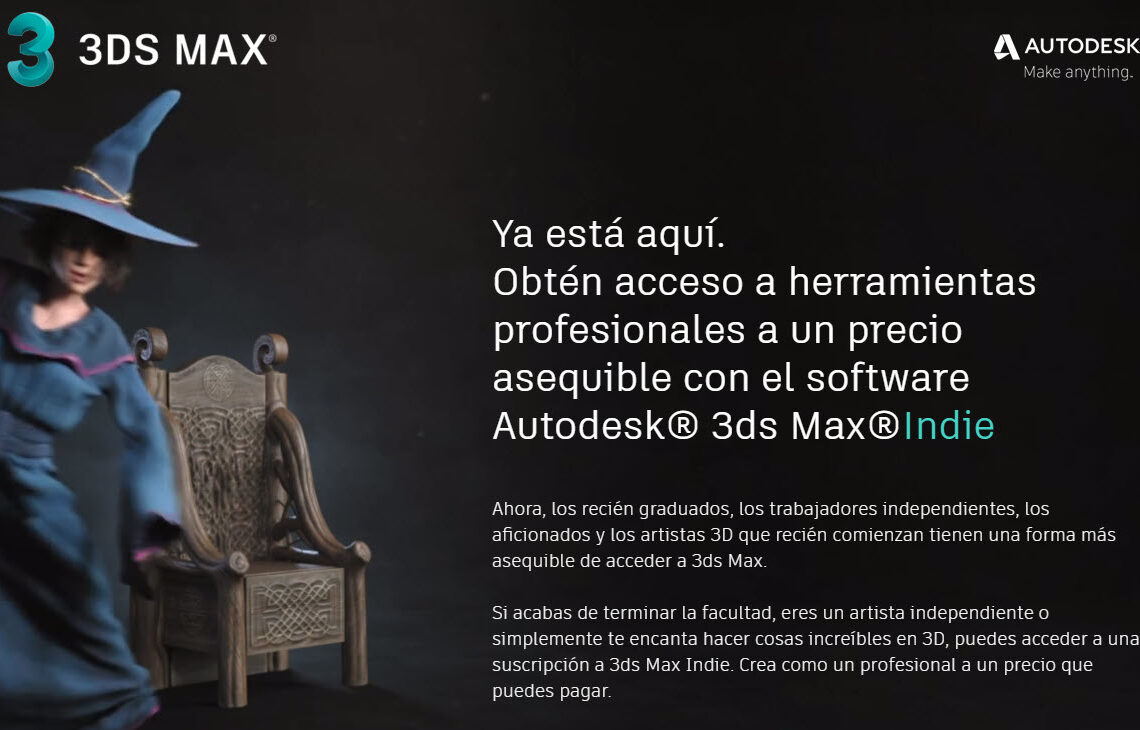 3ds Max Indie is now available in Latin America
