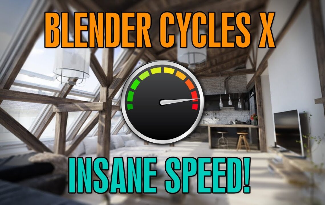 Evermotion compares the speed of Cycles X for archviz