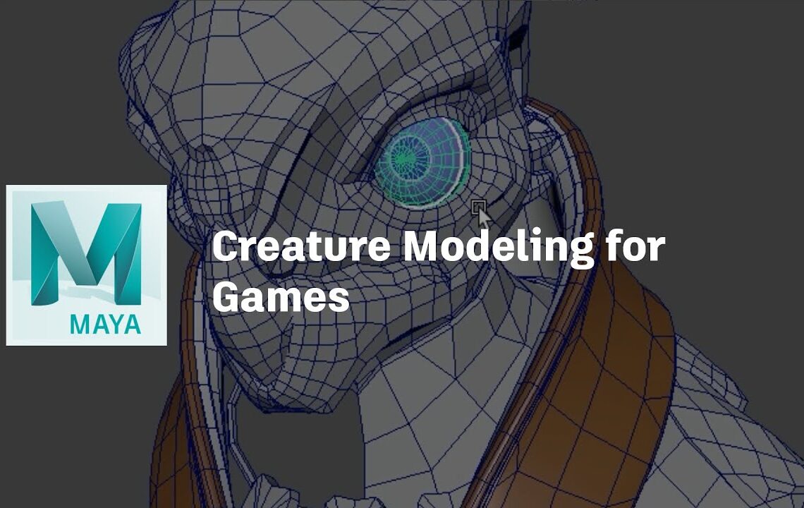 Creature modelling for games with Maya and ZBrush