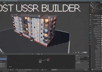 Blender Geometry node parametric building