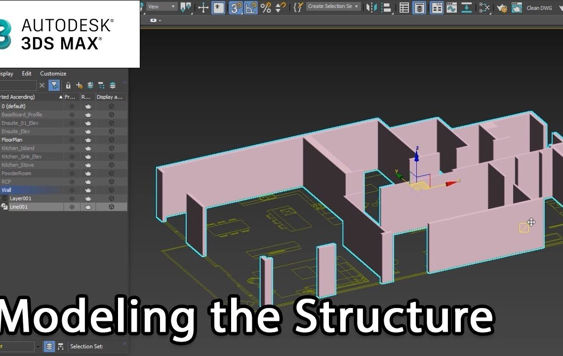 Creating an ArchViz Scene: AutoCad to 3ds Max Workflow