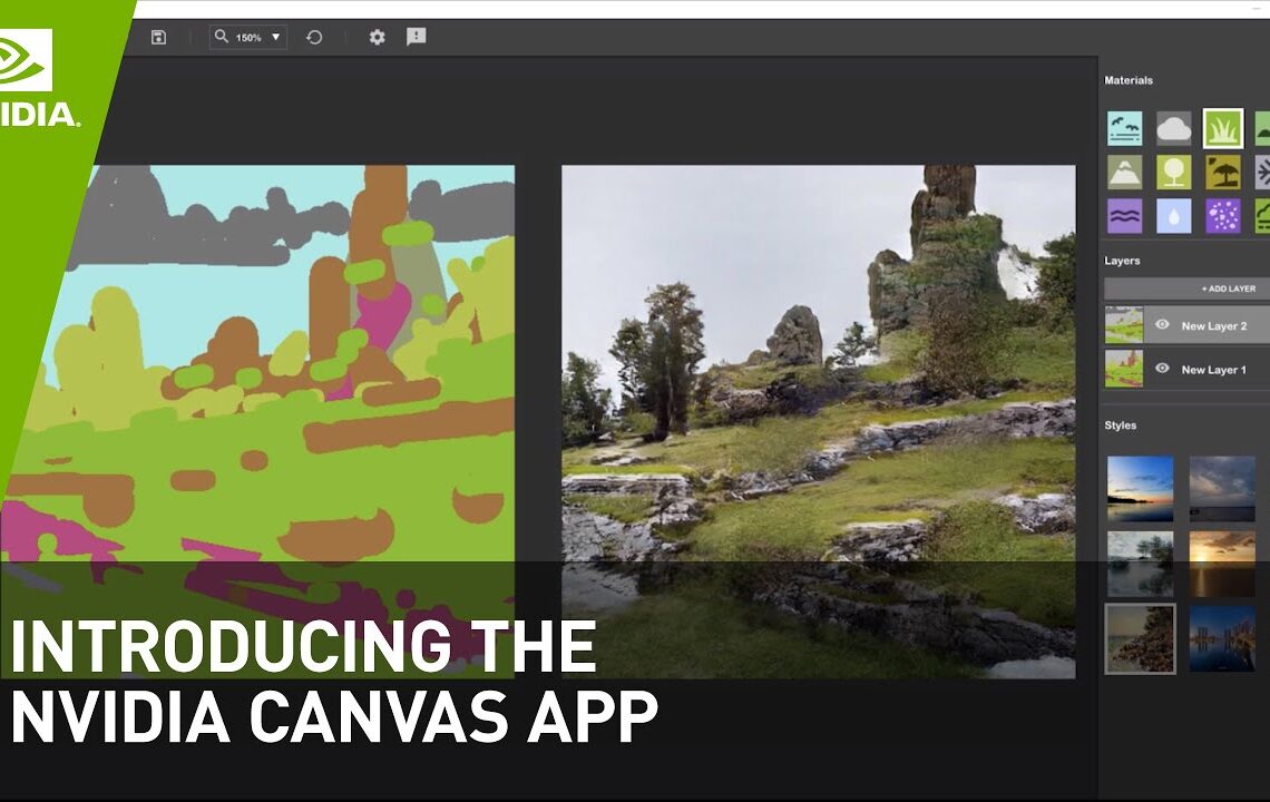 NVIDIAs GauGan becomes free desktop app called Canvas