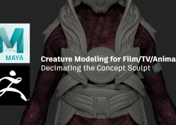 Creature modelling for film with Maya and ZBrush