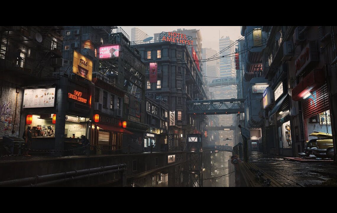 Creating a sci fi scene in Maya