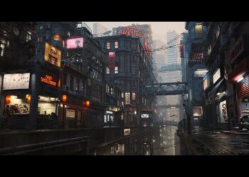 Creating a sci fi scene in Maya