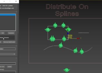 BOA Dist, free object distribution script for 3ds Max